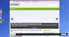 Desktop Screenshot of ecviky.cz