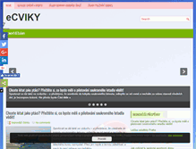 Tablet Screenshot of ecviky.cz