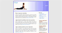 Desktop Screenshot of joga.ecviky.cz