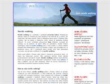 Tablet Screenshot of nordicwalking.ecviky.cz