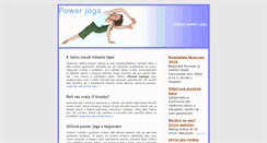 Desktop Screenshot of powerjoga.ecviky.cz
